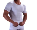 فانلة رجالي نص كم رويال تكس قطن 100% – أبيض